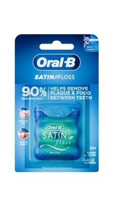 Oral B Satin Dental Floss 25m Mint