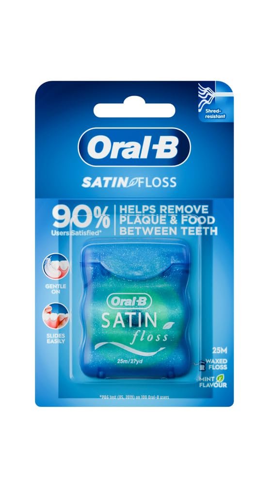 Oral B Satin Dental Floss 25m Mint