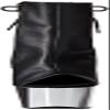 Pleaser ADORE-1018 Blk Faux Leather/SLV Chrome UK 3 (EU 36) view 2