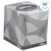 Kleenex Facial Tissue Box, 2-Ply White Tissues, Strong & Absorbent, Fragrance-Free, FSC Certified, Stylish Cube Box for Home & Office Use, 12 Boxes x 88 Sheets (1,056 Tissues Total), Model nr. 8834 view 3