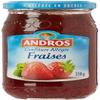 Andros Strawberry jam Sugar Lighter in The Pot of 350 g view 1