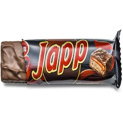 3 Bars x 60g of Marabou Japp - Original - Swedish - Milk Chocolate with Toffee Filling