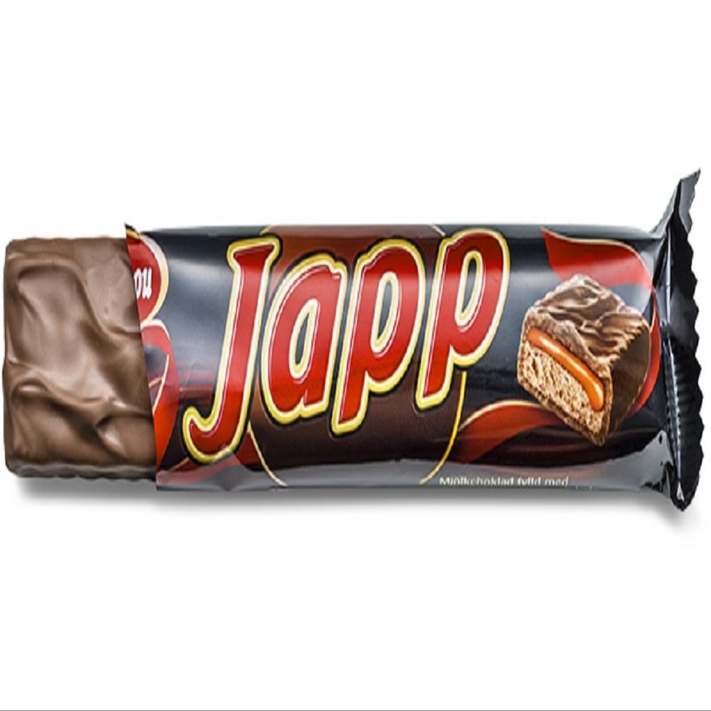 3 Bars x 60g of Marabou Japp - Original - Swedish - Milk Chocolate with Toffee Filling