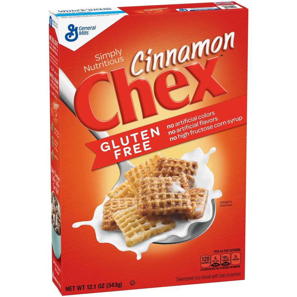 General Mills Cinnamon Chex Gluten Free Cereal 343g 12oz (2 pack)