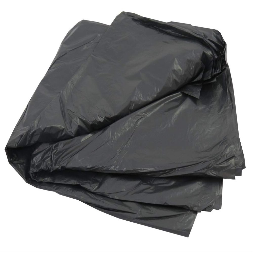 10 Large Black Plastic Polythene Wheelie Bin Liners Bags Sacks Size 30 x 46 x 54" Fits Standard Size Wheeliebin Refuse Rubbish Waste Dustbin