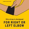 FUTURO Tennis Elbow Strap, Provides Moderate Support to Weak, Sore and Injured Tendons, Adjustable view 4