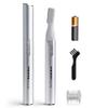 TOUCHBeauty Electric Eyebrow Trimmer, Eyebrow Hair Remover, Painless Facial Hair Trimmer for Women, Portable Ladies Shaver AG-815B (Silver) view 1