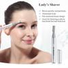 TOUCHBeauty Electric Eyebrow Trimmer, Eyebrow Hair Remover, Painless Facial Hair Trimmer for Women, Portable Ladies Shaver AG-815B (Silver) view 2