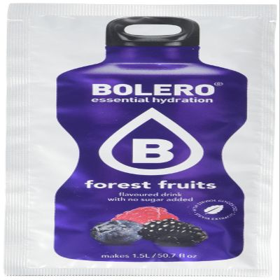Bolero Essential Hydration Sugar Free Fruit Drink Forest Fruit 12 Sachets