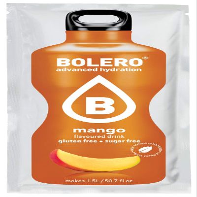 Bolero Essential Hydration Sugar Free Fruit Drink Mango 12 Sachets