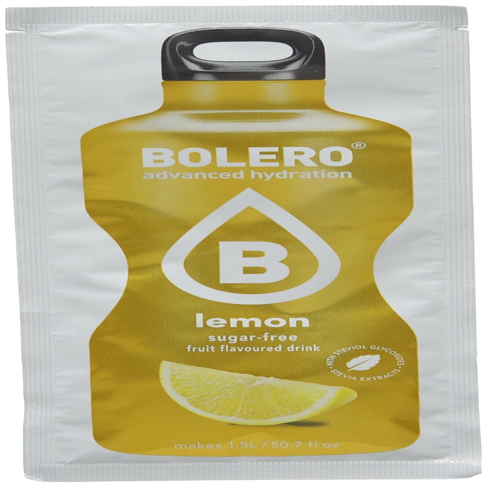 Bolero Essential Hydration Sugar Free Fruit Drink Lemon 12 Sachets