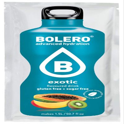 Bolero Essential Hydration Sugar Free Fruit Drink Exotic 12 Sachets