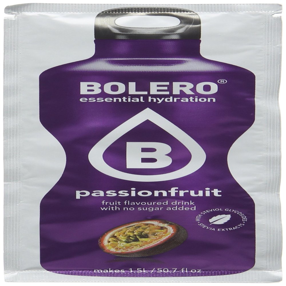 Bolero Essential Hydration Sugar Free Fruit Drink Passion Fruit 12 Sachets