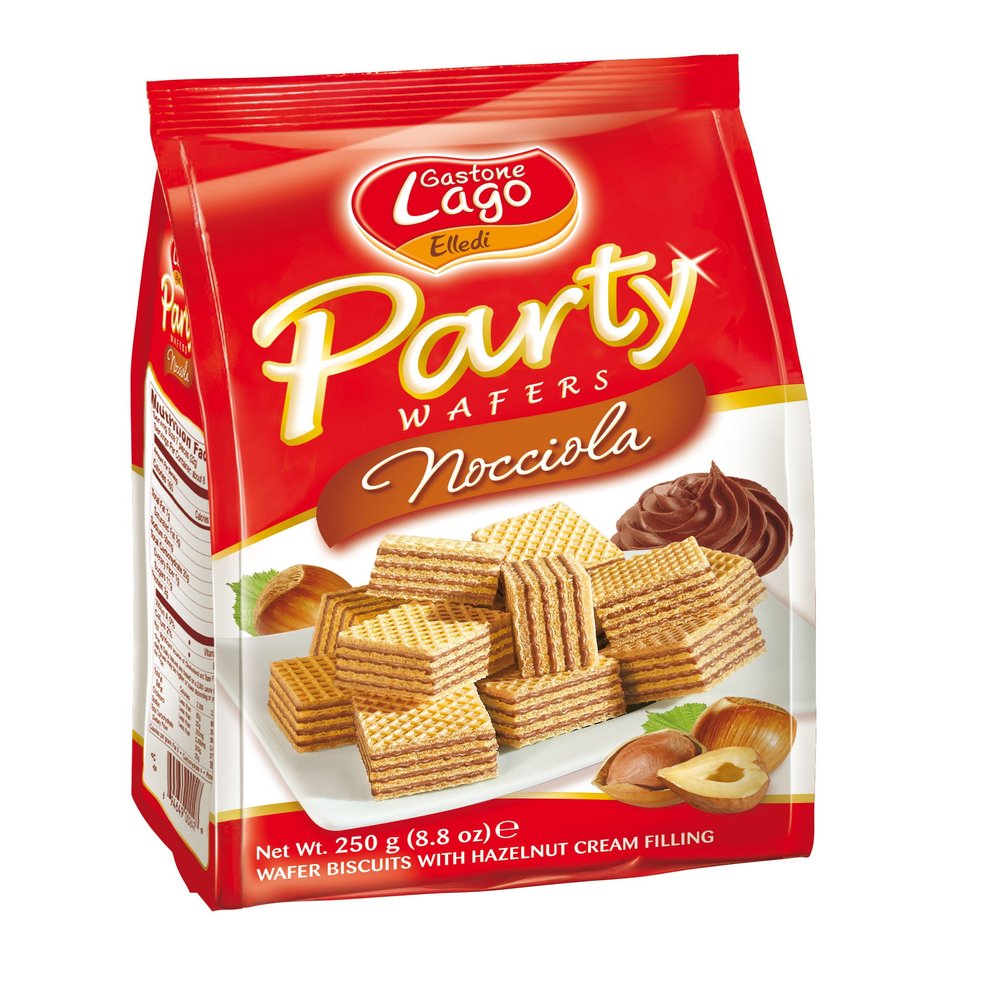 Elledi Party Wafers Hazelnut 250 g (Pack of 5)