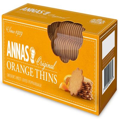 Annas Original Orange Thins 150 g (Pack of 4)
