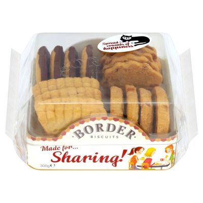 Border Biscuits Sharing Pack 300 g (Pack of 2)