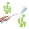 Juvo Toilet Aid - 18 Long Reach Personal Wiping Aid with Hygienic Cover - Easy Use Comfort Self Wiper for Toileting (SATA01) view 1