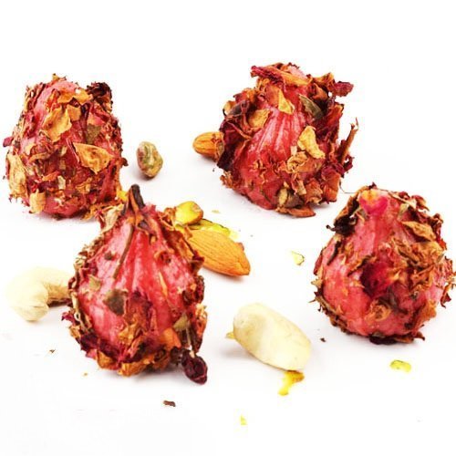 Ghasitaram Gifts Indian Sweets - Ganesha Chaturthi Gifts, Sugarfree Strawberry Rose Petal Modak, 200g
