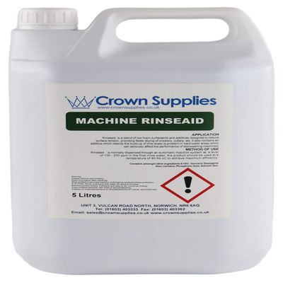 Crown Supplies Professional Premium Machine Rinseaid Liquid 5L