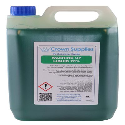 Crown Supplies Professional Washing Up Liquid 20%