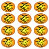12x Halloween Bats 2" 5cm PRE-CUT PREMIUM RICE PAPER Edible cake Toppers view 1