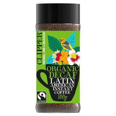 Clipper Latin American Decaf Organic Instant Coffee, 100g