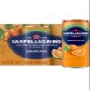 San Pellegrino Italian Sparkling Drinks Tastefully Light Sparkling Orange Canned Soft Drink 6 x 330ml, 64k Cals per Can view 1