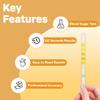 10 x Home Urine Diabetes Tests Each Strip Screens for Ketones & Glucose (5 per foil) view 2