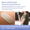 EpiDerm Silicone Gel Scar Small Strips - Premium Fabric-Lined Silicone Scar Sheets for Small Scars - Non-Medicated, Washable & Reusable Scar Tape - Gentle on All Skin Types - 3-Pack, Natural Tone view 4