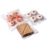 Bag It Plastics Film Fronted Paper Sandwich Bakery Food Display Bags 7" x 7" / 175mm x 175mm - (Pack of 500) Ideal for Cakes, Sweets, Sandwiches & More view 1