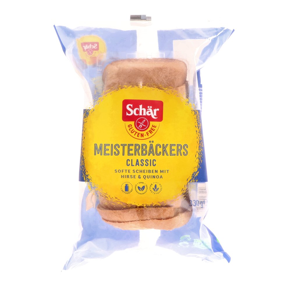 Meisterbackers Classic White Bread Gluten-Free 300 g Schar