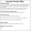 Leucine Powder 250g - Suitable for Vegans view 2