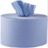 12 Roll Pack 2ply 80 Metre X 170 Millimetre Blue Centrefeed Embossed Paper Towel Rolls - 12 Rolls Total view 1