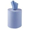 2 Ply 105m x 170mm Blue Paper Rolls Centrefeed Embossed Towels - 24 Rolls view 1