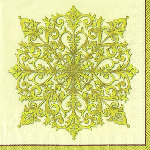 Glory Stars Cream Paper Lunch Napkins 20 3 ply Napkins in Pack