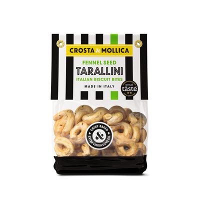 Crosta & Mollica Tarallini with Fennel Seed, 180g