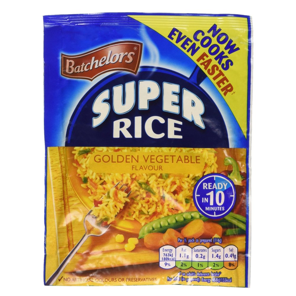 Batchelors Super Rice, Golden Vegetable Flavour, 90g