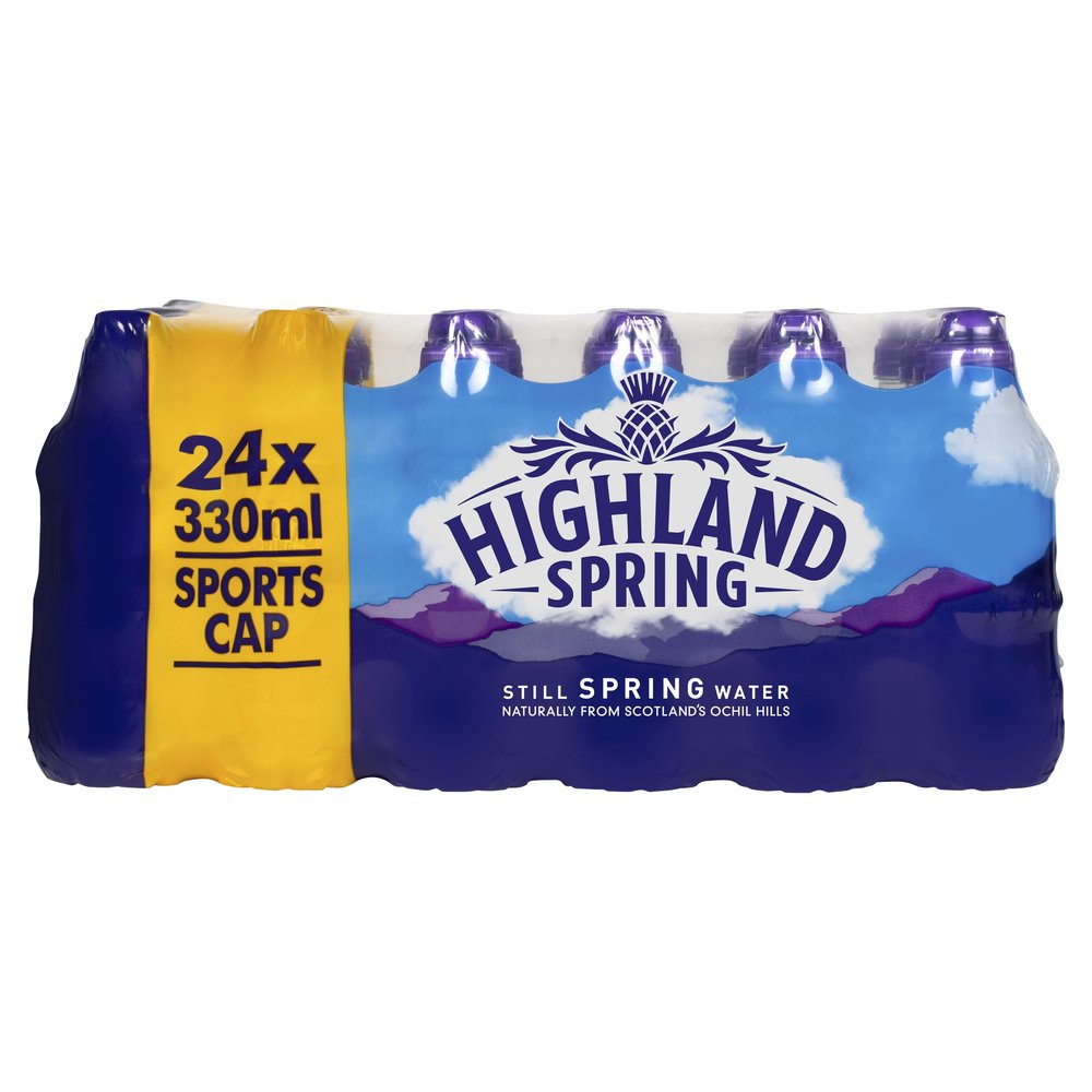 Highland Spring Still Mineral Water, 330ml (Pack of 24)