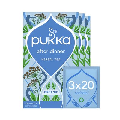 Pukka Herb Tea Feel New Organic Enveloped Tea Bags 20's (3 Pack)
