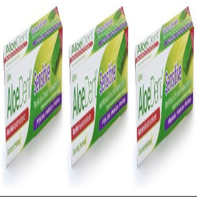 (3 PACK) - Aloe Dent - Aloe Vera Sensitive Toothpaste | 100ml | 3 PACK BUNDLE