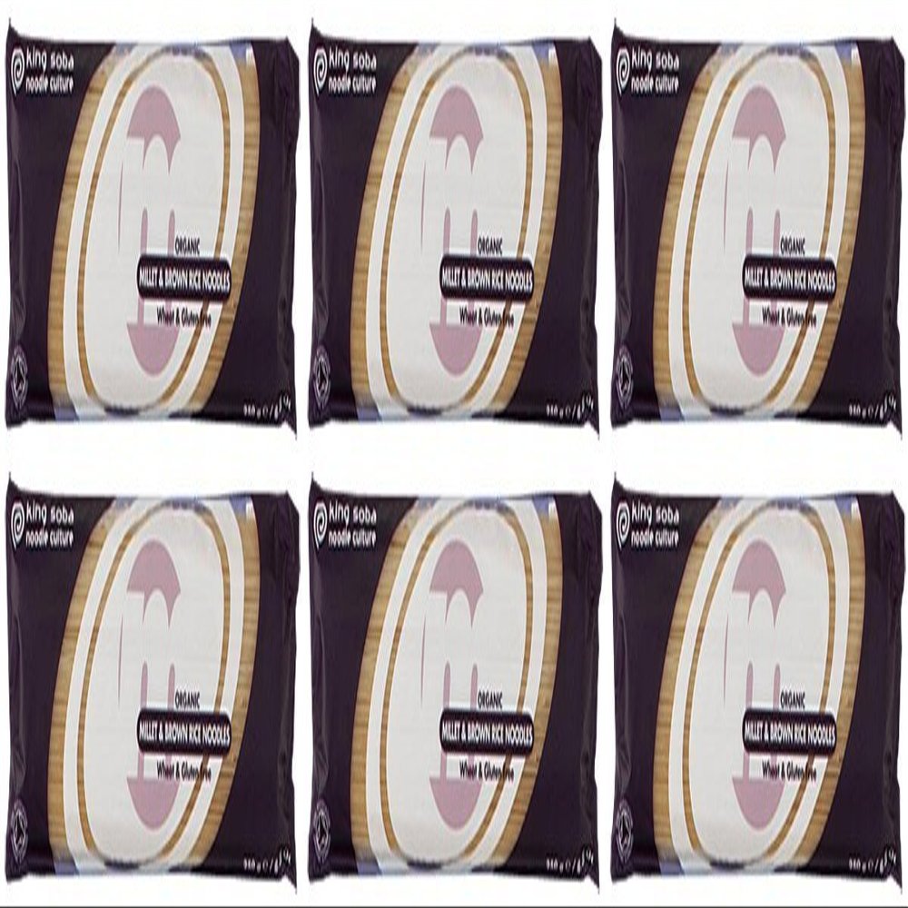 (6 PACK) - King Soba - Org Millet Brown Rice Noodles | 250g | 6 PACK BUNDLE