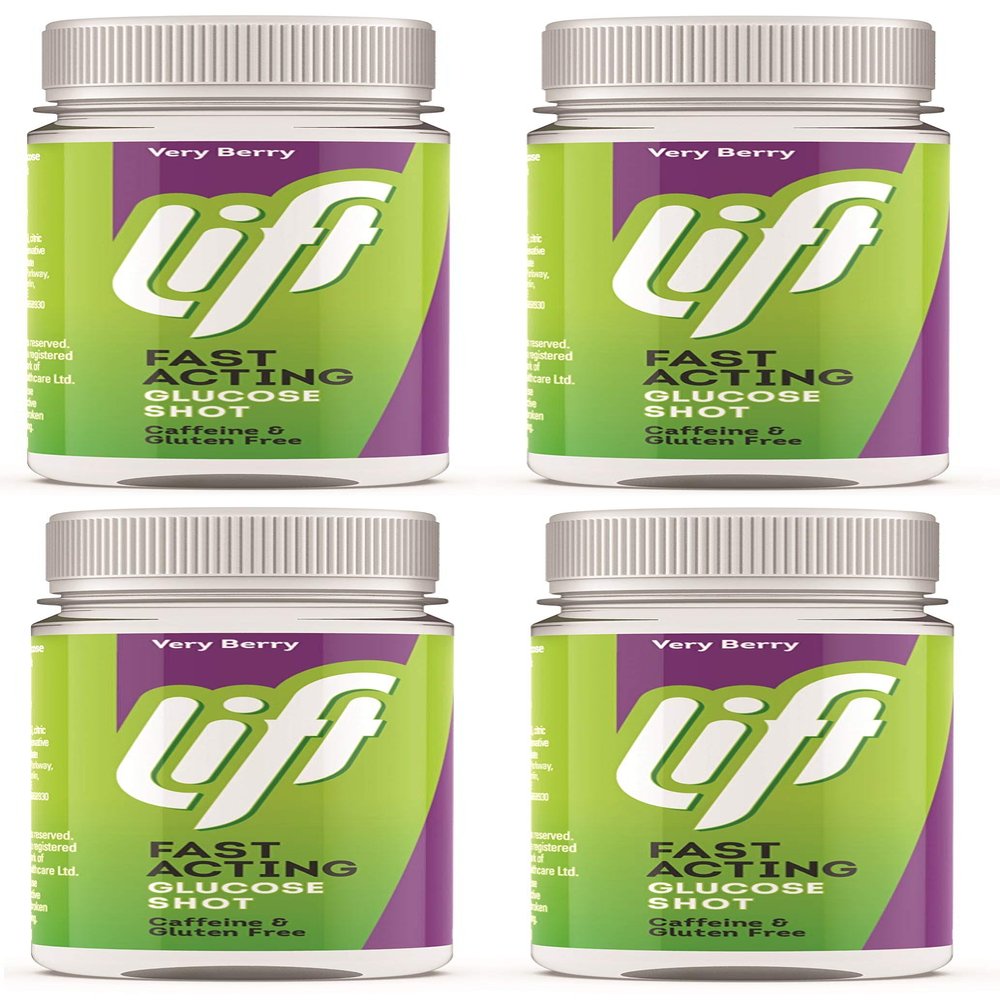 (4 PACK) - GlucoJuice - GlucoJuice Berry Burst | 60ml | 4 PACK BUNDLE