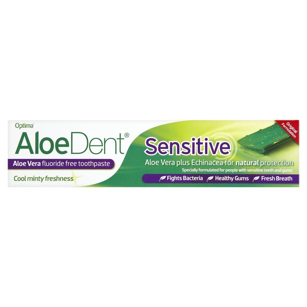 (10 PACK) - Aloe Dent - Aloe Vera Sensitive Toothpaste | 100ml | 10 PACK BUNDLE