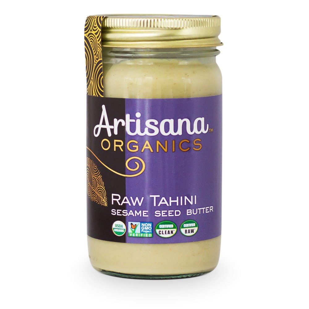 Artisana Organics - Tahini Sesame Seed Butter, USDA Organic Certified and Non-GMO Handmade Rich and Thick Spread (14 oz)