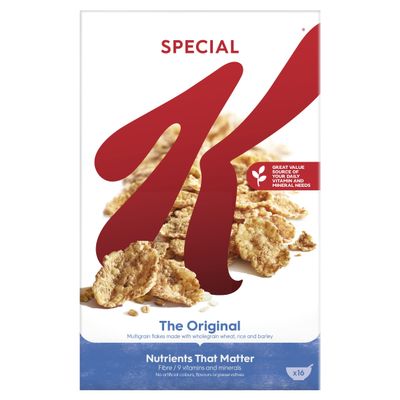 Special K Original Breakfast Cereal Box, 500g