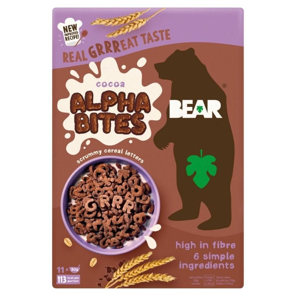 Bear Cocoa Alphabites, 350 g