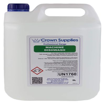 Crown Supplies Professional Range Ultimate Dishwash Liquid 5L