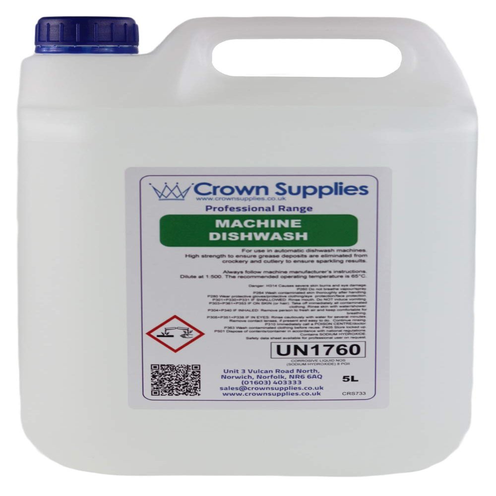 Crown Supplies Professional Range Ultimate Dishwash Liquid 5L