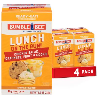 Bumble Bee Lunch on The Run Kit, Chicken Salad, 8.1 Ounce (Pack of 4)