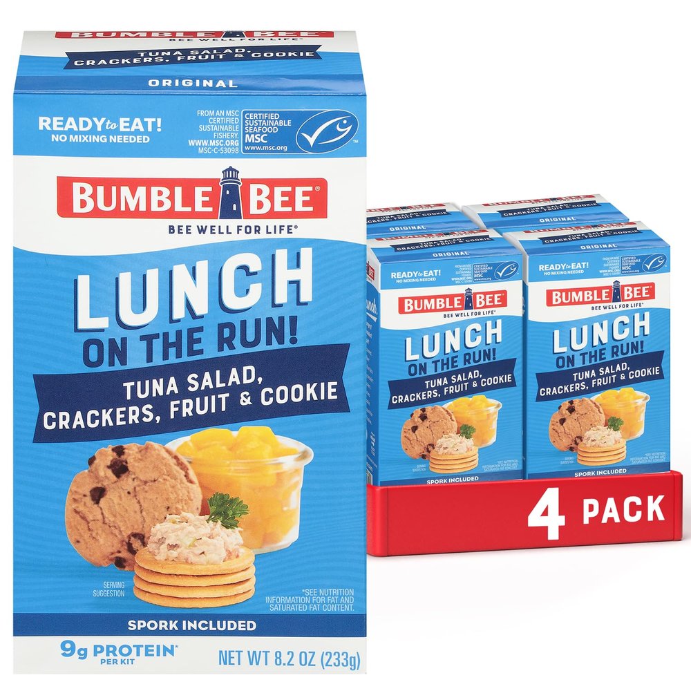 Bumble Bee Lunch on The Run Kit, Tuna Salad, 8.1 Ounce (Pack of 4)